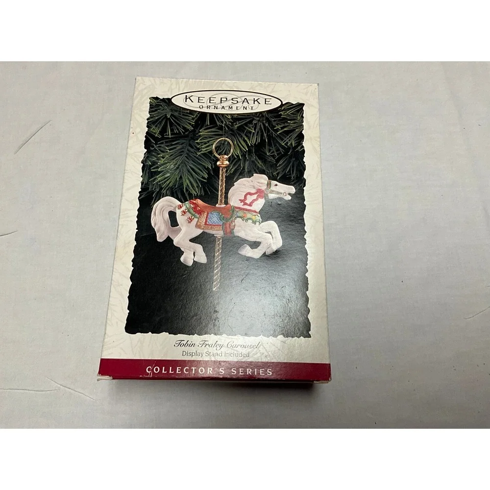 Tobin Fraley Carousel Christmas ornament, new never used 1993 model by Hallmark